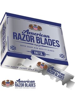 American Razor Blades Single Blades, 1 Pakje a 100 Stuks