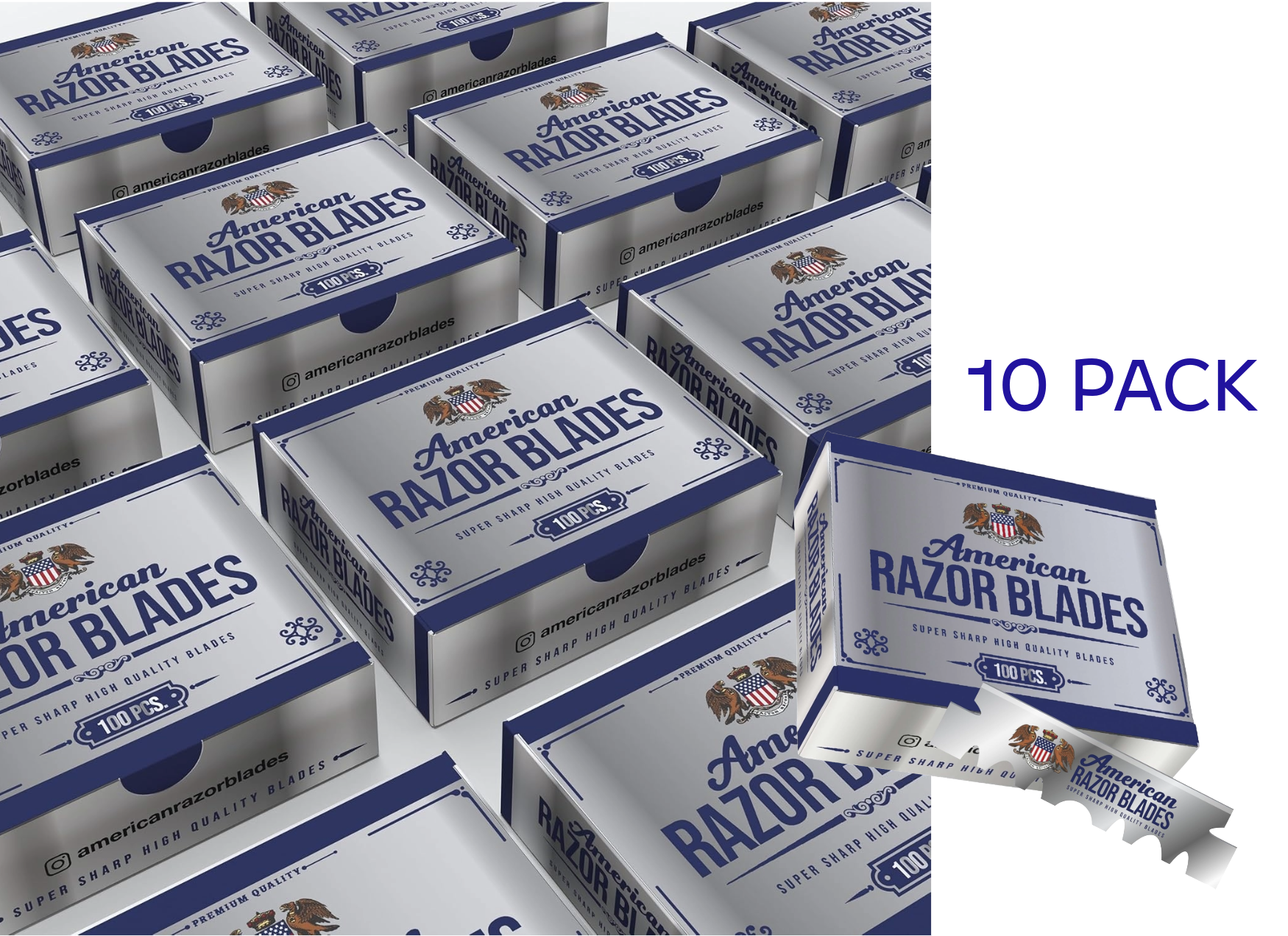 American Razor Blades 10x 100 STUKS nu bestellen?
