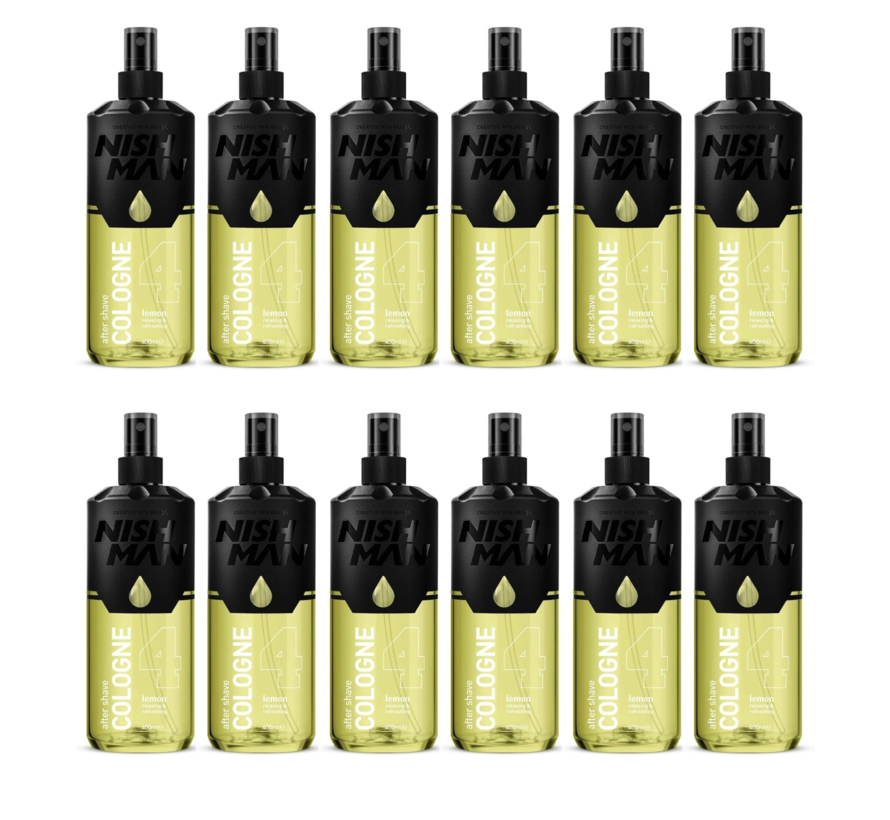 Aftershave Cologne 4 LEMON - 12 STUKS
