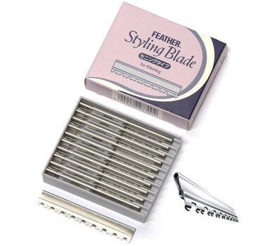Feather Styling Blades  - For Thinning - 10 STUKS