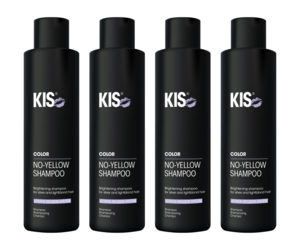 KIS No Yellow Shampoo 250ml - 4 STUKS
