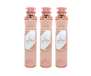 LATTAFA AIR FRESHENER AMEERAT AL ARAB PRIVE ROSE 300ML 3-PACK