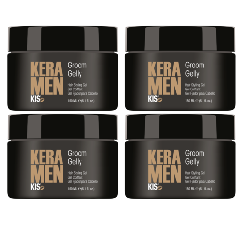 KIS KeraMen Groom Gelly 150ml - 4 STUKS