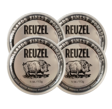 Reuzel Concrete Hold Matte Pomade 113g - 4 STUKS