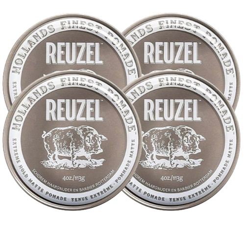 Reuzel Extreme Hold Matte Pomade 113g - 4 STUKS