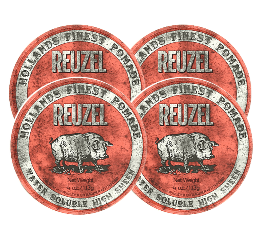 Pomade Red High Shine 113 gram - 4 STUKS