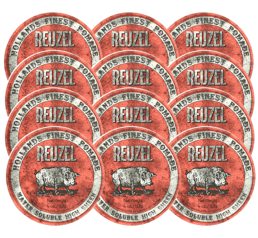 Pomade Red High Shine 113 gram - 12 STUKS