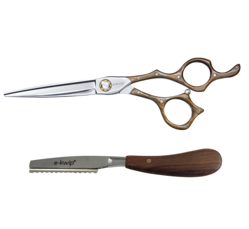 E-Kwip Plus NATURE Kappersschaar + Free Nature Razor