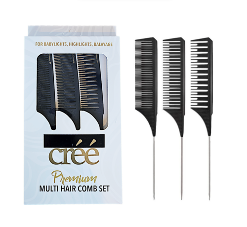 Créé Professional Premium Multi Hair Comb Set