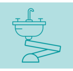 Zwenkarmen/Wasbakken