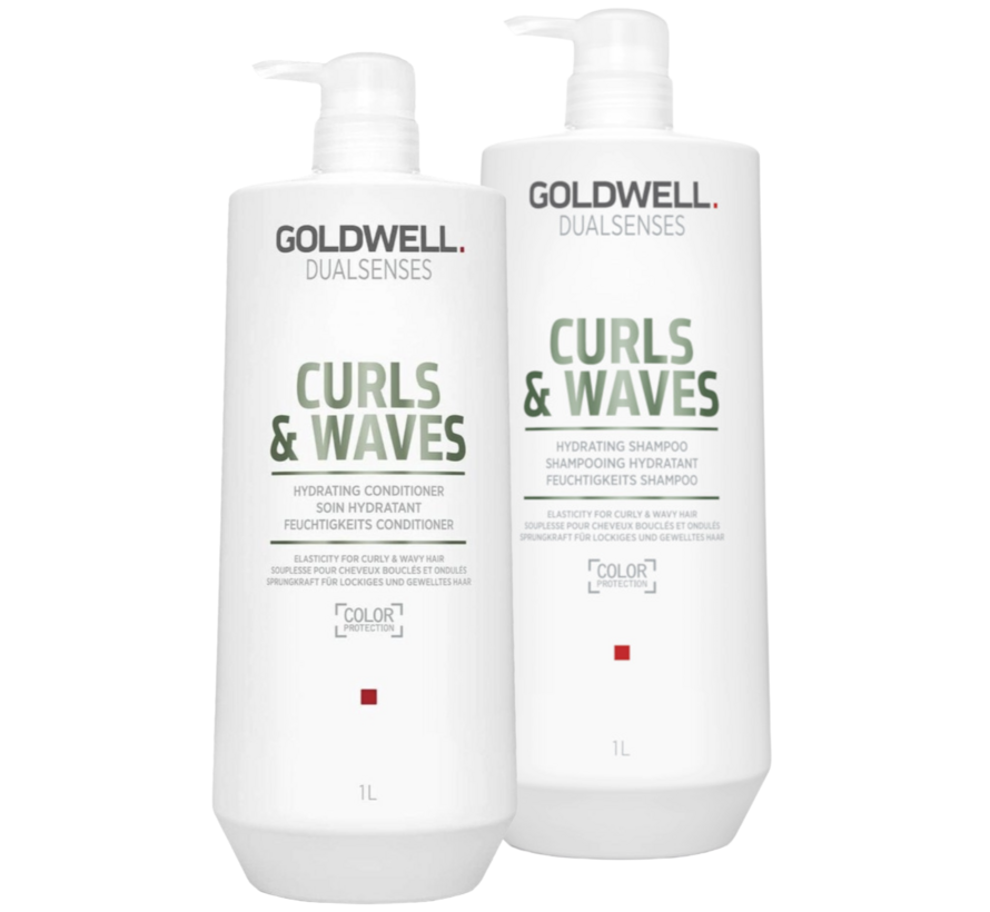 Set Dualsenses Curls & Waves Hydrating Shampoo + Conditioner 1000ml