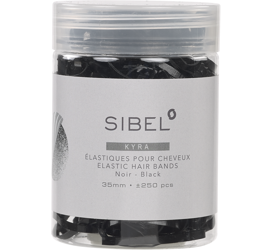 Haar Elastieken KYRA -  50 STUKS - 45mm