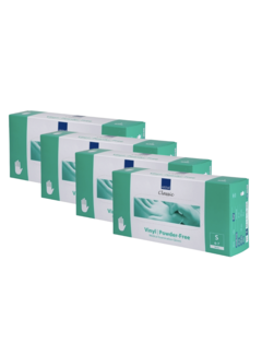 Abena Handschoenen Vinyl Maat S Poedervrij - 4Pack