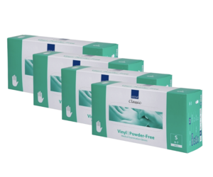 Abena Handschoenen Vinyl Maat S Poedervrij - 4-Pack