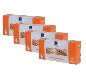 Abena Handschoenen Vinyl Maat M Poedervrij - 4 Pack