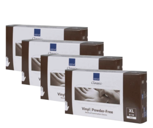Abena Handschoenen Vinyl Maat XL Poedervrij - 4 Pack