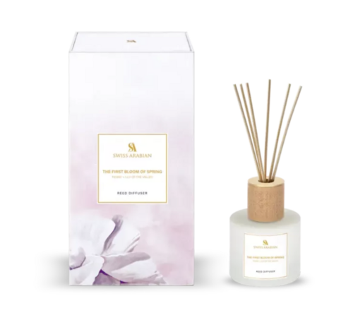 Swiss Arabian THE FIRST BLOOM OF SPRING PEONY+ LILY OF VALLEY - REED DIFFUSER- 200ML