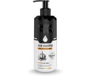 Nish Man Garlic & Nettle Extract Shampoo 480ml