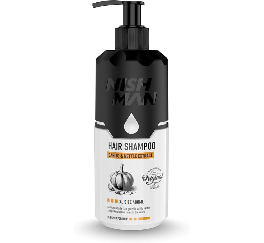Garlic & Nettle Extract Shampoo 480ml