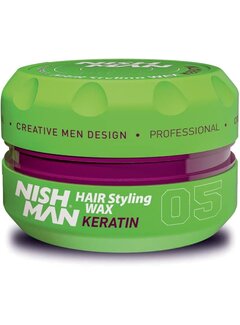 Nish Man Hair Styling Wax KERATIN 05 - 150ml