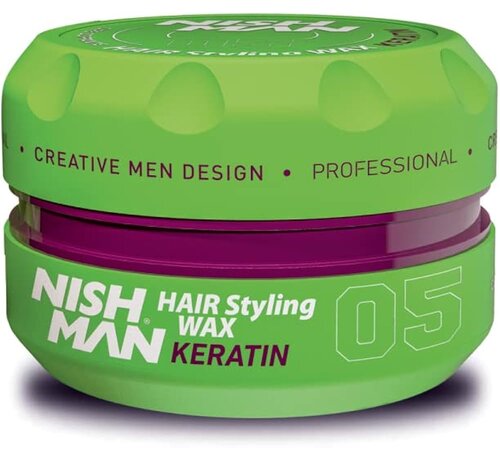 Nish Man Hair Styling Wax KERATIN 05 -  150ml