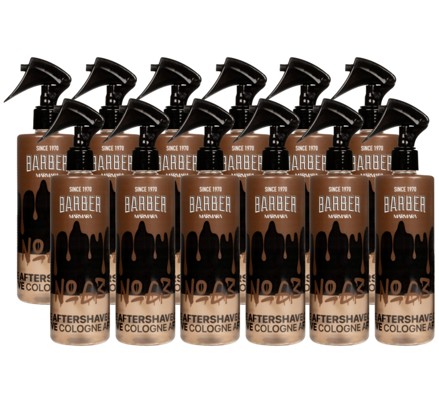 Aftershave Cologne 400ml - No 63 - 12 Pack