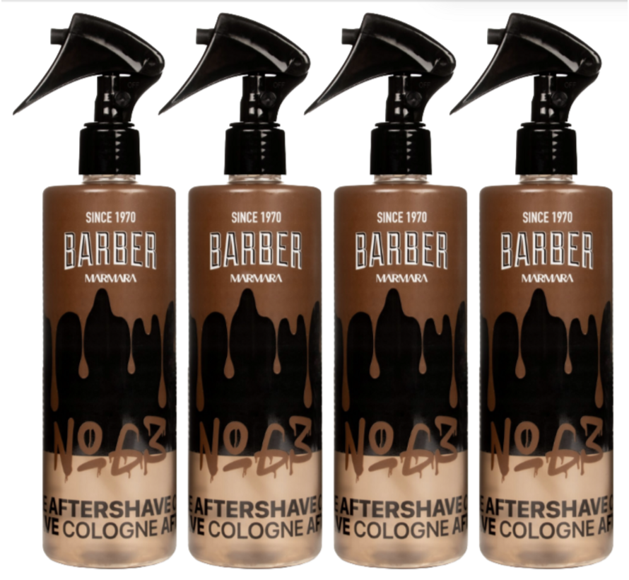 Aftershave Cologne 400ml - No 63 - 4 Pack