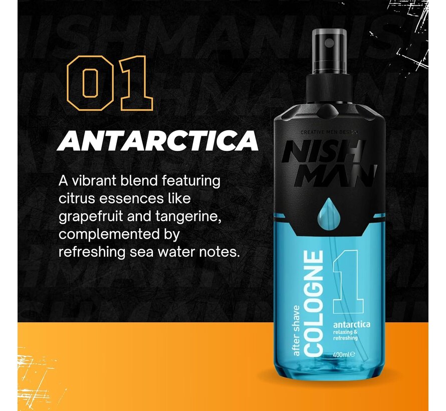 After Shave Cologne 01 ANTARTICA  400ml