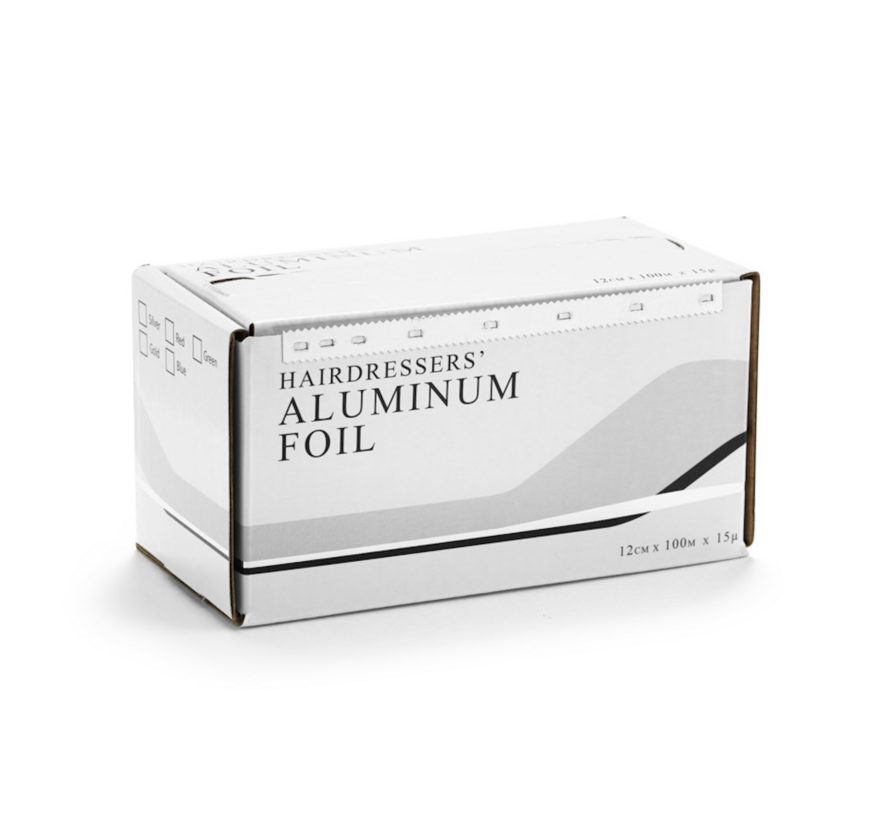 Smooth Alu Foil 100m, Silver
