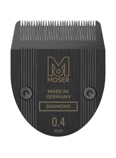 Moser Diamond Blade Black Chromini