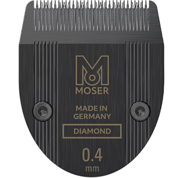 Moser Diamond Blade Black Chromini