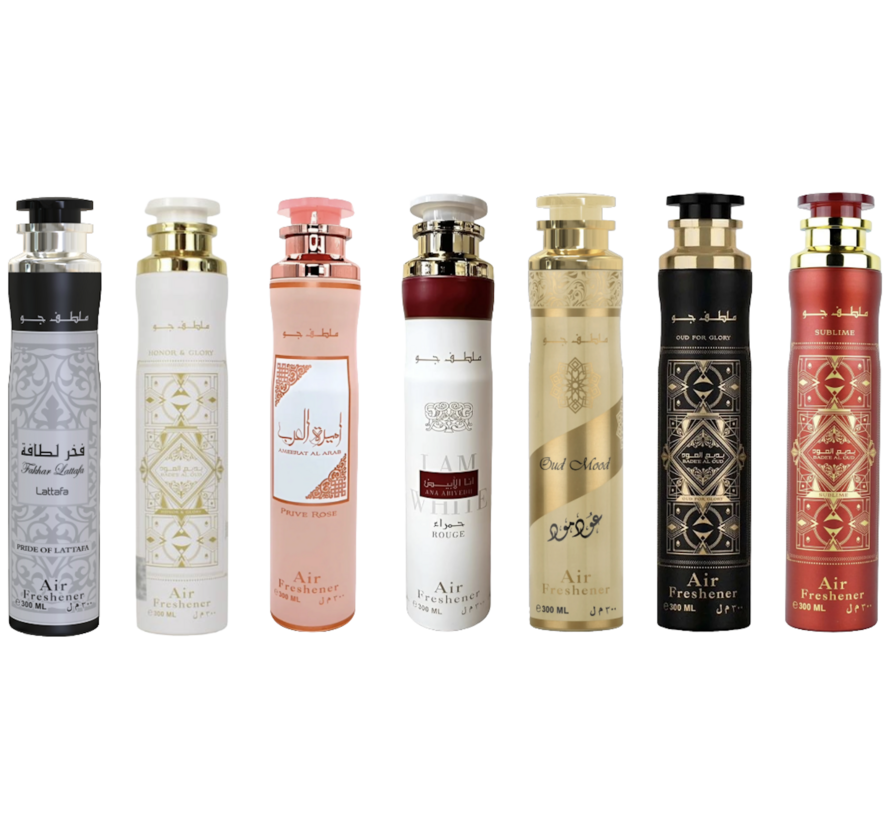 Air Freshener Set  6 Stuks Assorti