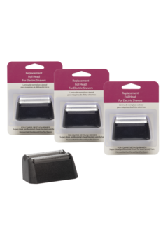 No Label Foil Silver voor de Wahl Finale Shaver  - 3 Stuks