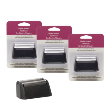 No Label Foil Silver voor de Wahl Finale Shaver  - 3 Stuks