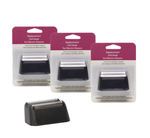 No Label Foil Silver voor de Wahl Finale Shaver  - 3 Stuks