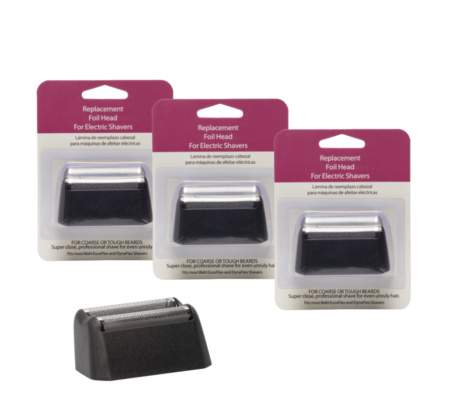 Foil Silver voor de Wahl Finale Shaver  - 3 Stuks