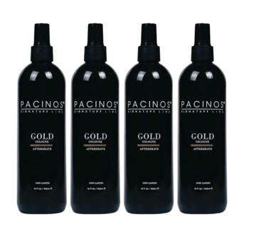 PACINOS Signature Line Gold Cologne Aftershave 400ml -4 Stuks