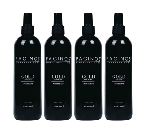 PACINOS Signature Line Gold Cologne Aftershave 400ml - 4 Stuks