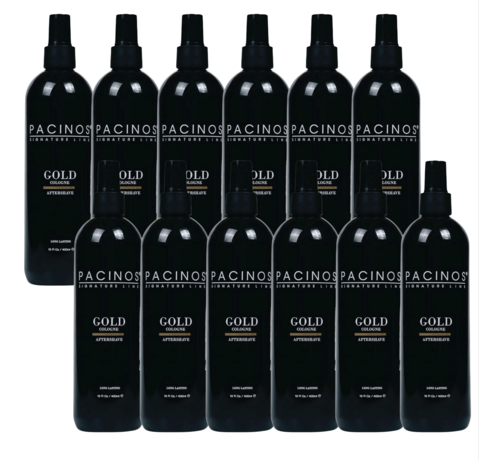 PACINOS Signature Line Gold Cologne Aftershave 400ml - 12 Stuks