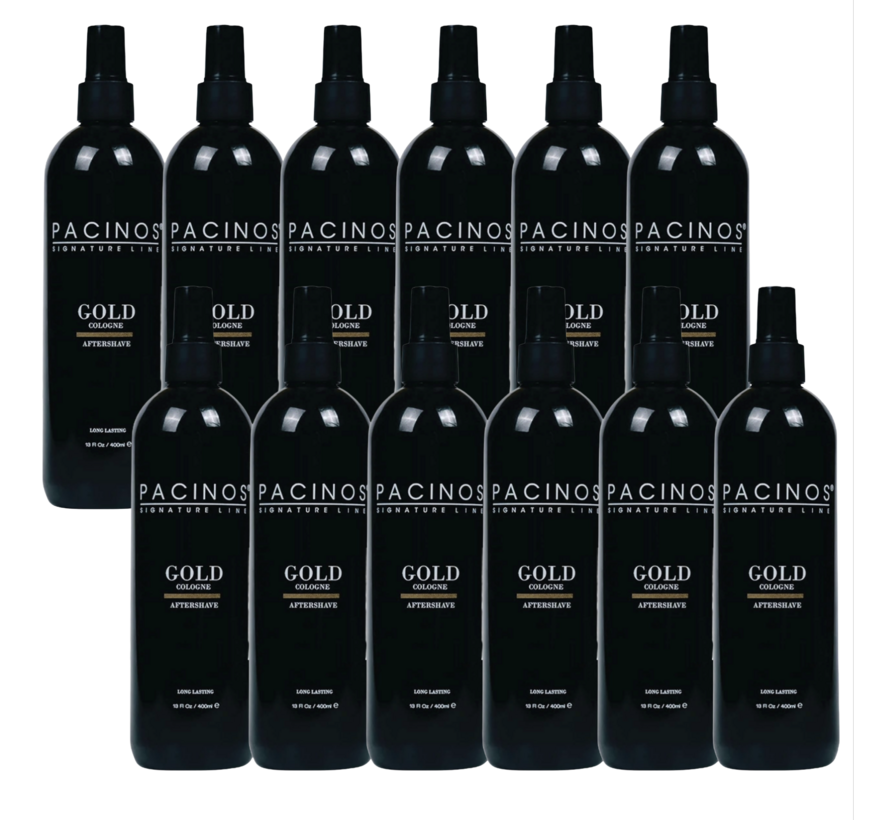 Signature Line Gold Cologne Aftershave 400ml - 12 Stuks
