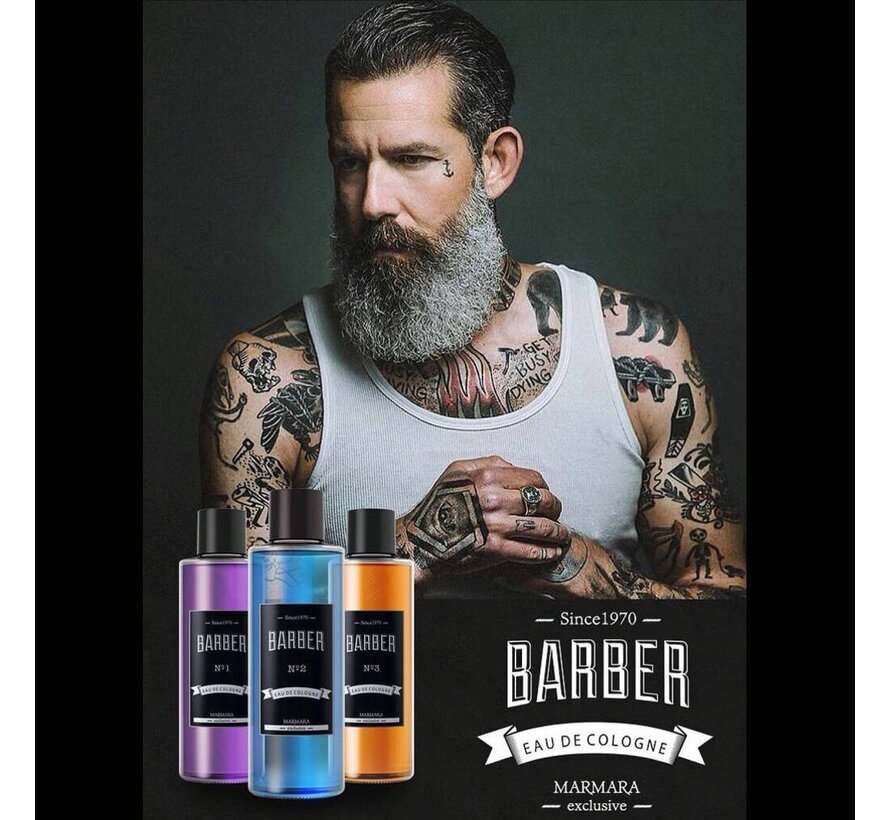 Cologne 500ml Glass Bottle BOX  Assorti- 9 STUKS