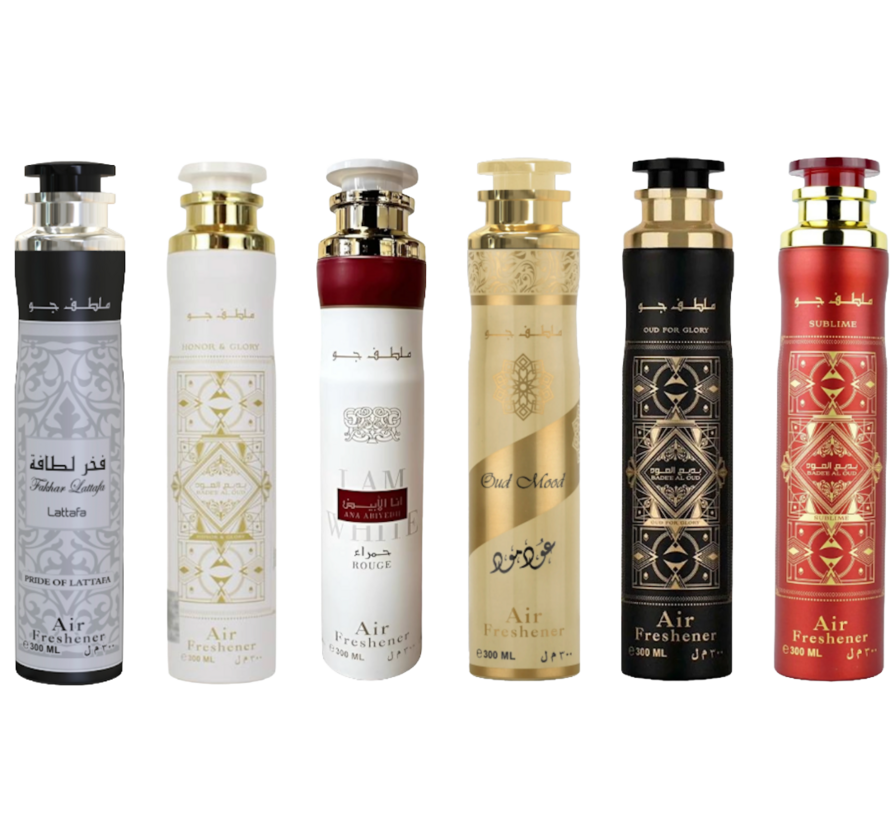 Air Freshener Set  6 Stuks Assorti