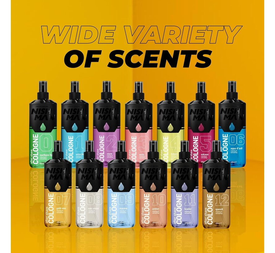 After Shave Cologne 01 ANTARTICA 400ml - 12 STUKS