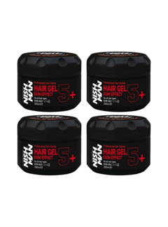 Nish Man Nish Man Hair Gel Gum Effect 5+ 300ML - 4 STUKS