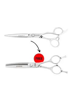 Kyone Promo! 1710 Cobalt Kappersschaar + Gratis E45T Coupeschaar