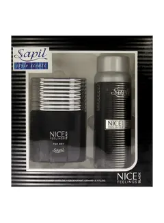 SAPIL NICE FEELINGS BLACK - FOR MEN GIFTSET