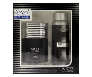 SAPIL NICE FEELINGS BLACK - FOR MEN GIFTSET