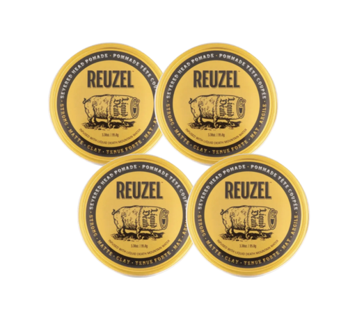 Reuzel Liquid Death - Severed Head Clay Pomade  95.8Gr. - 4 Stuks