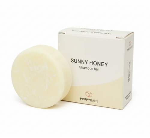 POPPYBARS Shampoo Bar Krullend Haar Sunny Honey 60gr