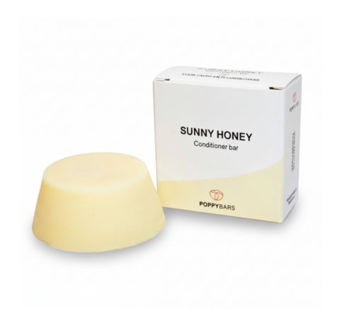 POPPYBARS Conditioner Bar Krullend Haar - Sunny Honey 60gr